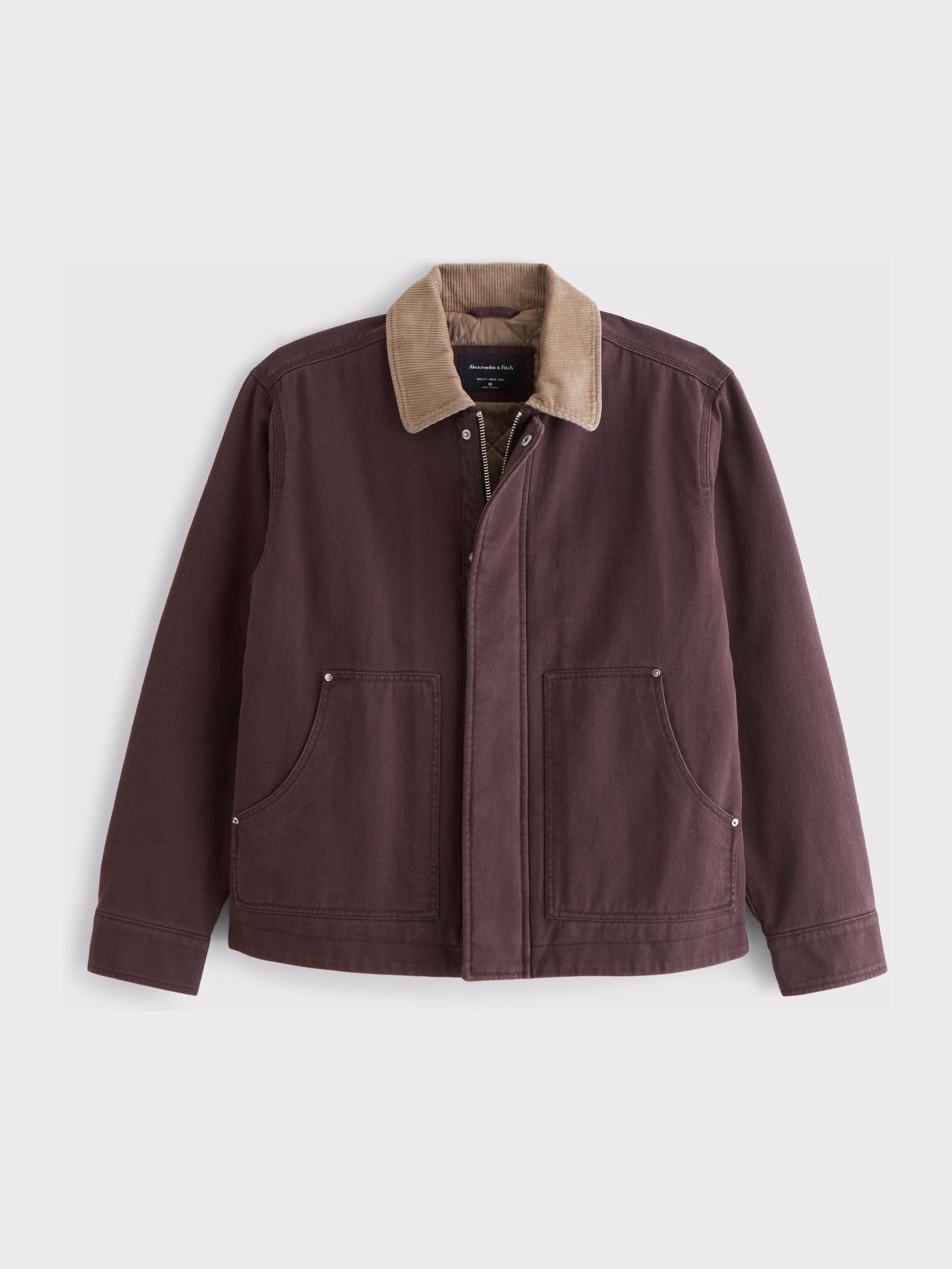 Buy Abercrombie & Fitch Brown Zip Front Jacket from Next Ireland