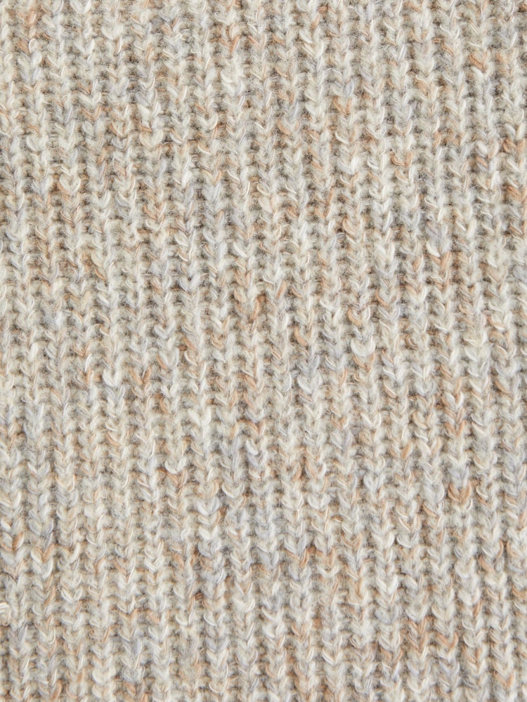 Abercrombie & Fitch Grey Long Sleeve Logo Quater Zip High Neck Jumper - Image 2 of 2