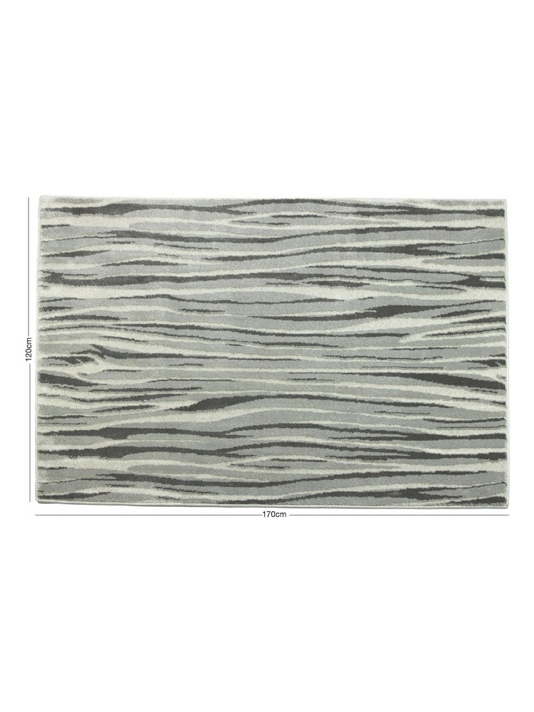 Arthouse Grey Rhythm Willow Rug - Image 4 of 4
