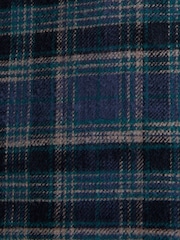Abercrombie & Fitch Blue Plaid Flannel Shirt - Image 8 of 8