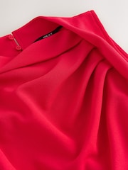 Rojo - Occasion Cowl Neck Sleeveless Jersey Jumpsuit - Imagen 7 de 7