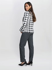 Gina Bacconi Alise Tweed Black Jacket - Image 4 of 6
