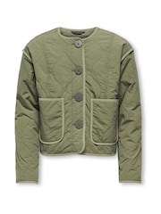 ONLY KIDS Green Quilted Jacket - Image 5 of 7