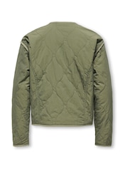ONLY KIDS Green Quilted Jacket - Image 6 of 7