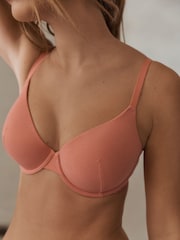 Τερακότα - Σουτιέν Premium με Δαντέλα και Μικρό Μοντάλ από Απόλυτη Άνεση - Εικόνα 4 από 7