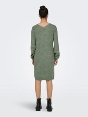 JDY Green Long Sleeve Knitted Dress - Image 2 of 7