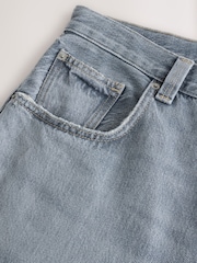 Light Grey Baggy Fit Jeans - Image 10 of 11