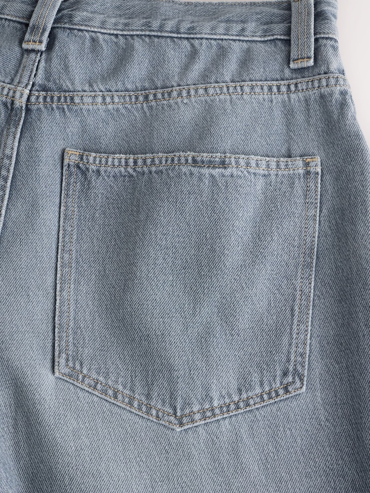 Light Grey Baggy Fit Jeans - Image 11 of 11