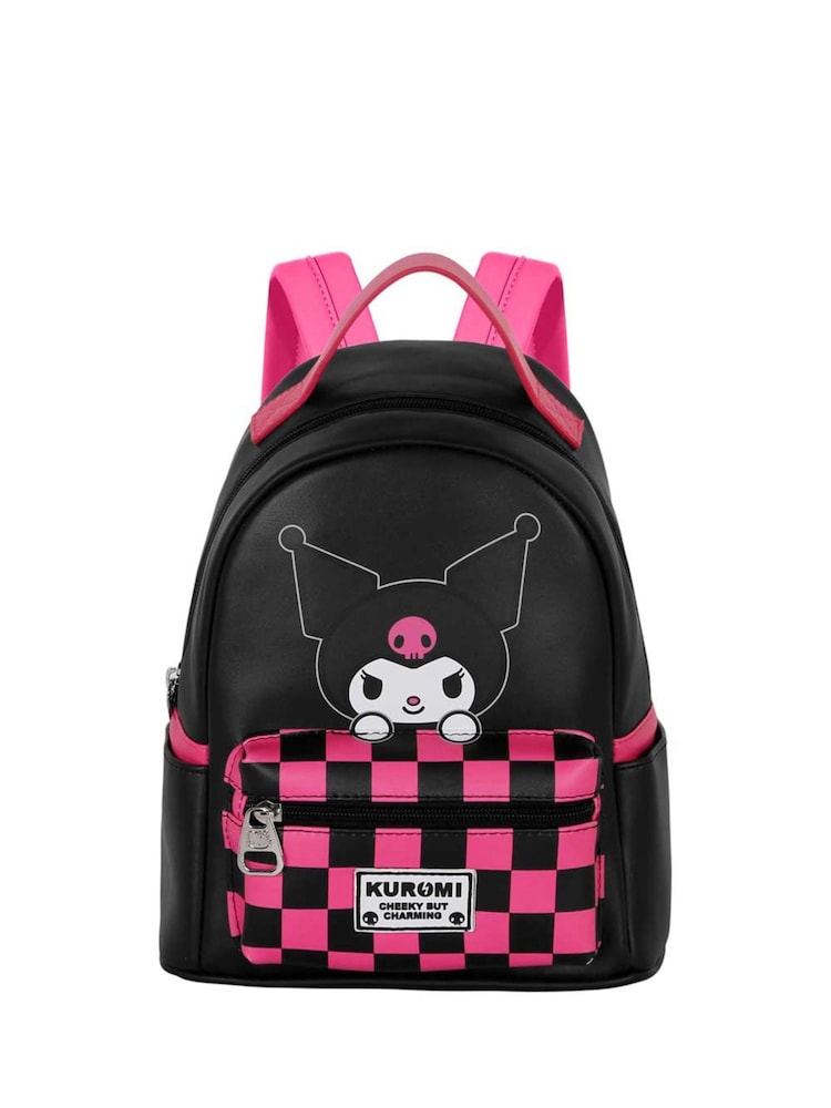Peers Hardy Small Heady Black Backpack Kuromi Chess - Image 1 of 4
