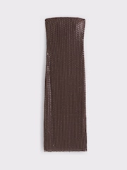 Abercrombie & Fitch Backless Strapless Tie Back Beaded Maxi Dress - Image 8 of 9