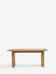 Mid Natural Bourton Solid Mango Wood Coffee Table - Image 3 of 7