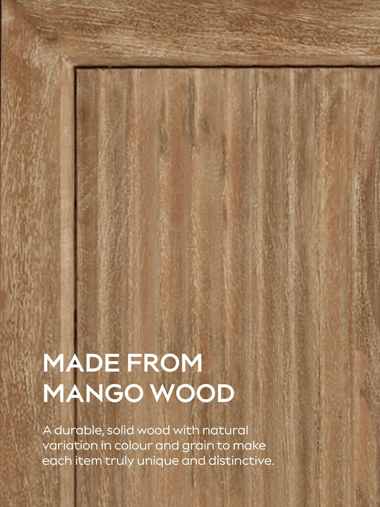 Mid Natural Bourton Solid Mango Wood Coffee Table - Image 7 of 7 Mid Natural Bourton Solid Mango Wood Coffee Table - Image 7 of 7