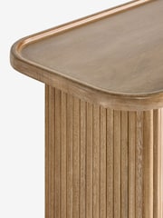 Mid Natural Bourton Solid Mango Wood Console Table - Image 6 of 8