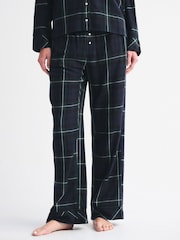 Abercrombie & Fitch Green Flannel Checkered Pyjama Trousers - Image 3 of 7