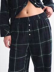 Abercrombie & Fitch Green Flannel Checkered Pyjama Trousers - Image 6 of 7