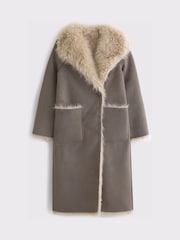 Abercrombie & Fitch מעיל ארוך דו-צדדי - תמונה 5 מתוך 6