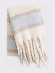 Abercrombie & Fitch Grey Woven Cosy Scarf - Image 2 of 2