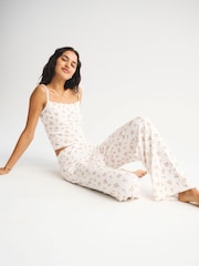 Abercrombie & Fitch Grey Pointelle Pyjama Trousers - Image 2 of 7