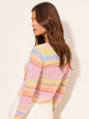Lipsy Rainbow V-Neck Cardigan - Image 2 of 4