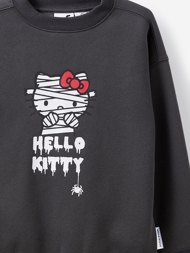 Cotton On Black Sammy Oversized Crew Top - Image 2 of 3