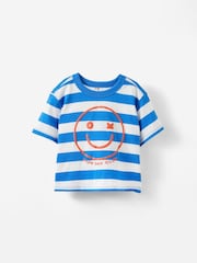 Cotton On Blue Bobbi Short Sleeve Graphic T-Shirt - Image 1 of 3