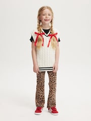 Cotton On Animal Francine Flared Trousers - Image 1 of 5