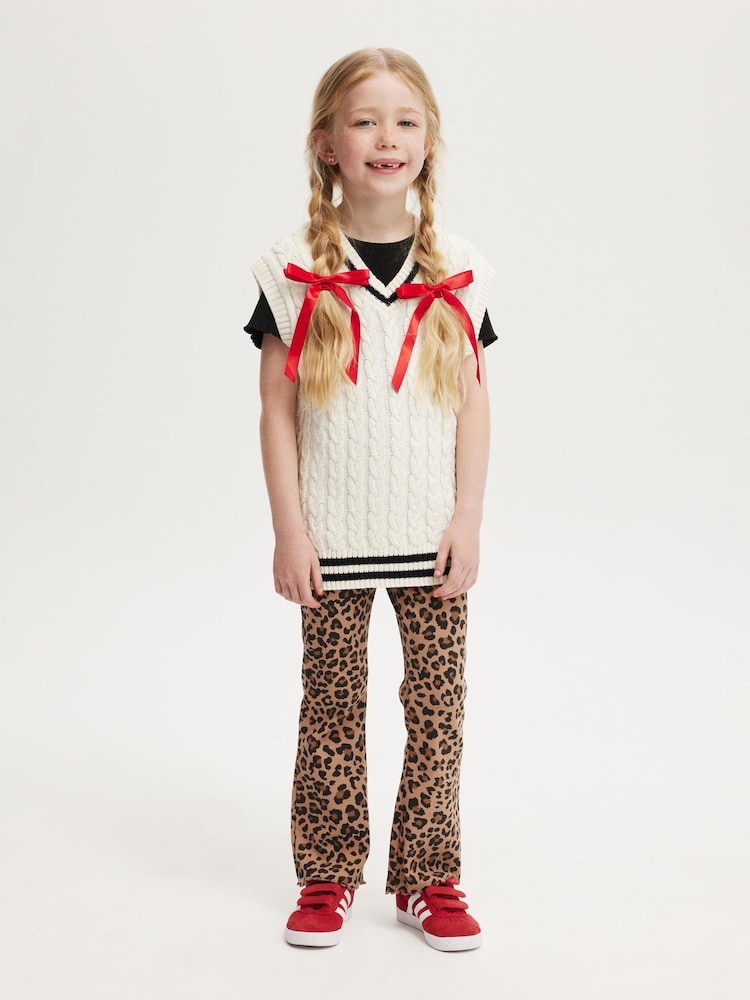 Cotton On Animal Francine Flared Trousers - Image 1 of 5