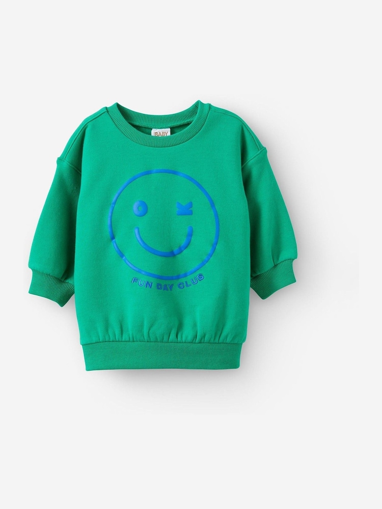 Cotton On Dark Green Riley Sweater - Image 1 of 4 Cotton On Dark Green Riley Sweater - Image 1 of 4