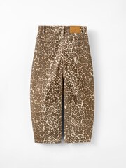 Cotton On Animal Unisex Barrel Leg Denim Jeans - Image 4 of 5