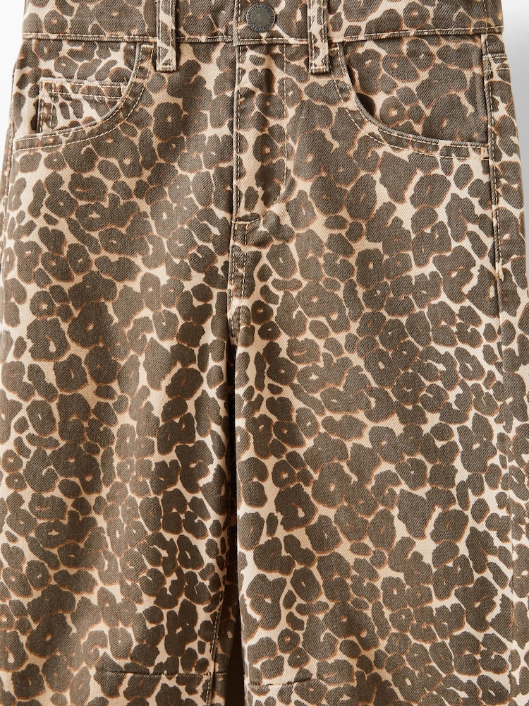 Cotton On Animal Unisex Barrel Leg Denim Jeans - Image 5 of 5