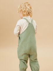 Verde - MORI Corduroy Adjustable Dungarees - Imagen 2 de 4