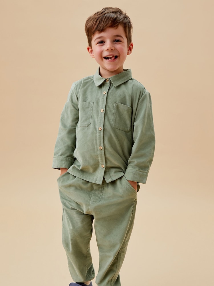 MORI Supersoft Corduroy Pull Up Trousers - Imagen 1 de 3