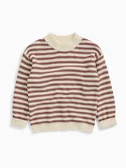 MORI Pink Stripe Supersoft Knitted Jumper - Image 2 of 3
