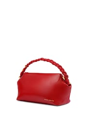 Katie Loxton Red Arden Braided Top Handle Bag - Image 5 of 5