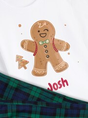 Personalised Toddlers Gingerbread Family Pyjamas by Stitch Style - Image 4 of 5
