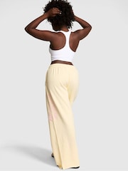 Victoria's Secret PINK Palest Yellow Fleece Joggers - Image 2 of 2