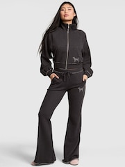 Victoria's Secret Pink Charcoal Heather Grey Joggers - Image 1 of 3