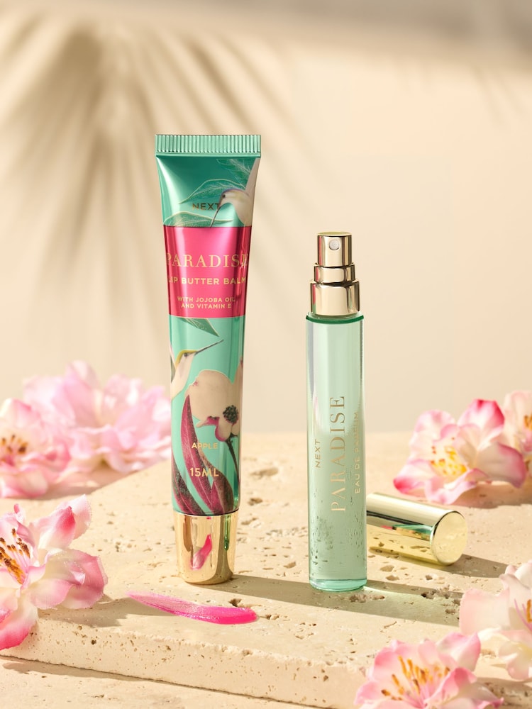 Paradise Green 10ml Perfume and 15ml Lip Butter Gift Set - Image 2 of 3 Paradise Green 10ml Perfume and 15ml Lip Butter Gift Set - Image 2 of 3