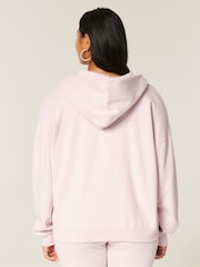 Hollister Pink Zip-Through Hoodie - Image 2 of 3