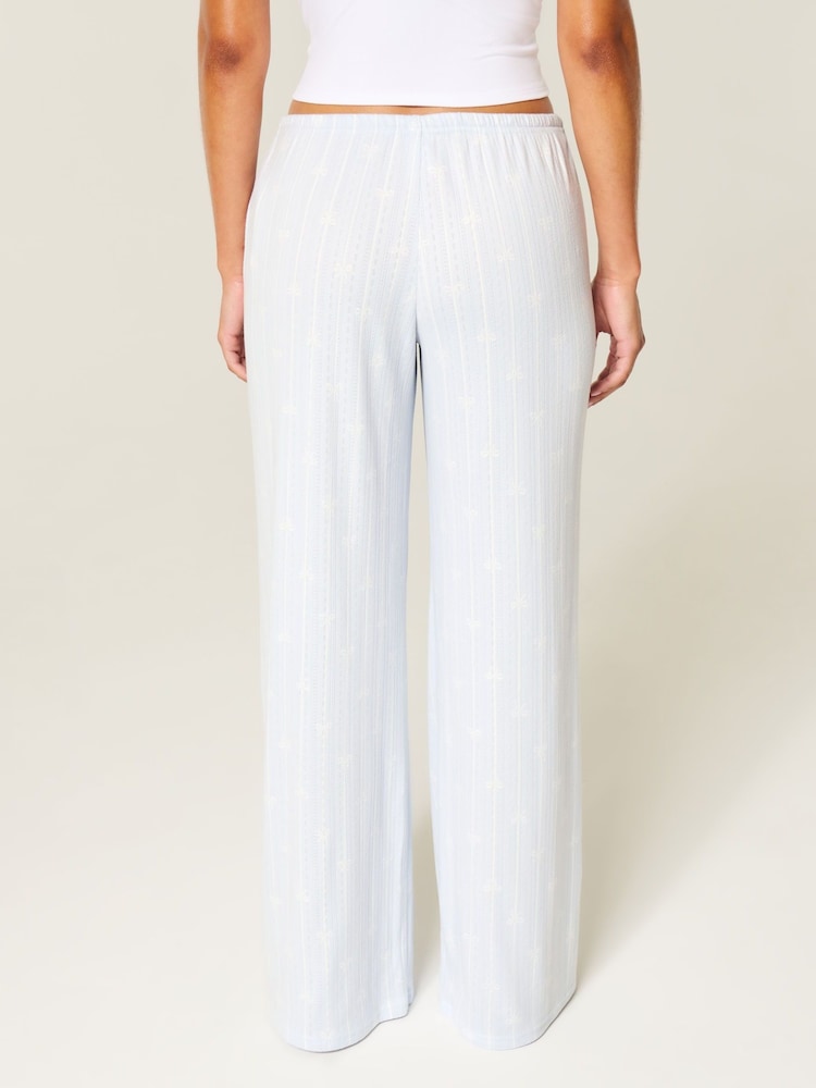 Hollister Low Rise Cosy Pointelle Pyjamas Bottoms - Image 2 of 4