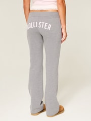 Hollister Grey Low Rise Bootcut Flare Joggers - Image 3 of 5