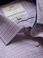 Hawes & Curtis Red Multi Check Slim Fit Shirt - Image 3 of 3