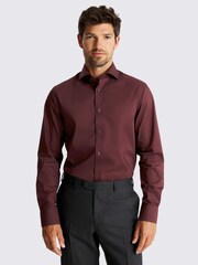 MOSS Tailored Fit Red Cotts Stretch Shirt - Image 1 of 2