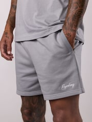 Gym King Grey Relaxed Fit Shorts - Image 3 of 4