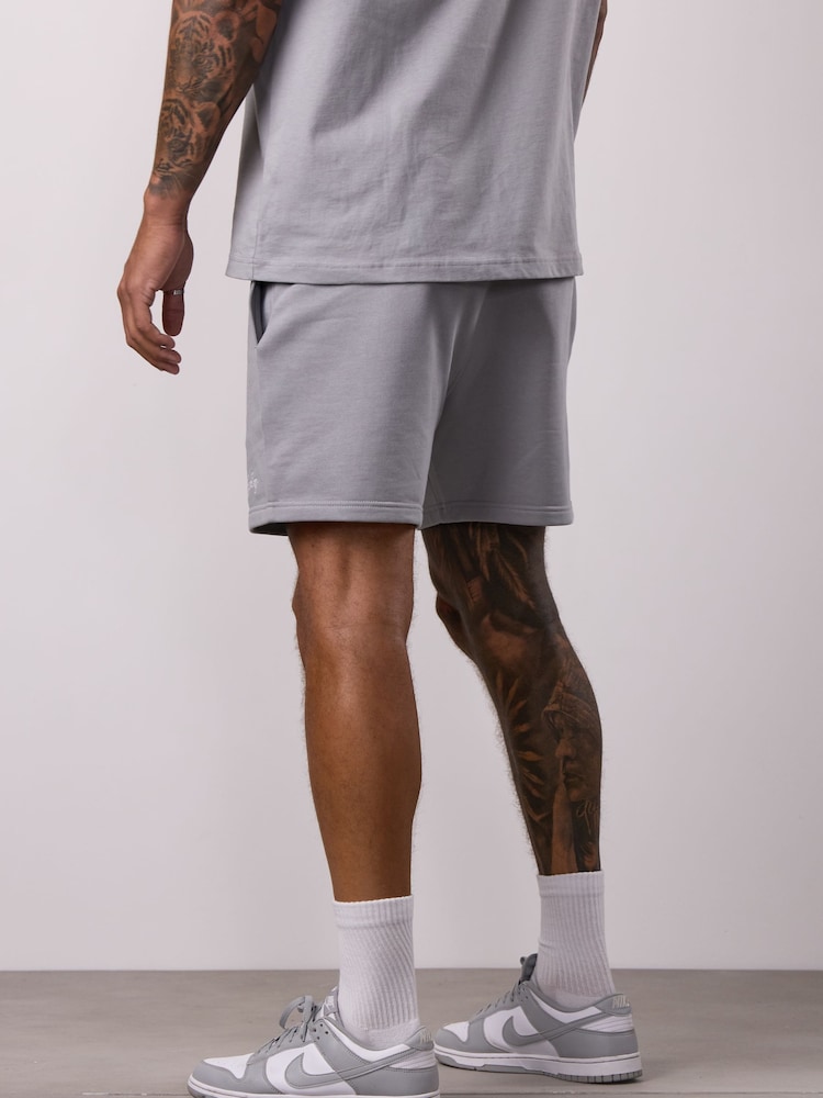 Gym King Grey Relaxed Fit Shorts - Image 4 of 4