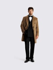 MOSS Natural Camel Wool Blend Overcoat - Image 5 of 6
