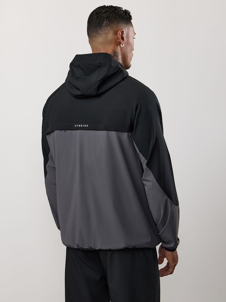 Gym King Black Progress Windbreaker - Image 2 of 4