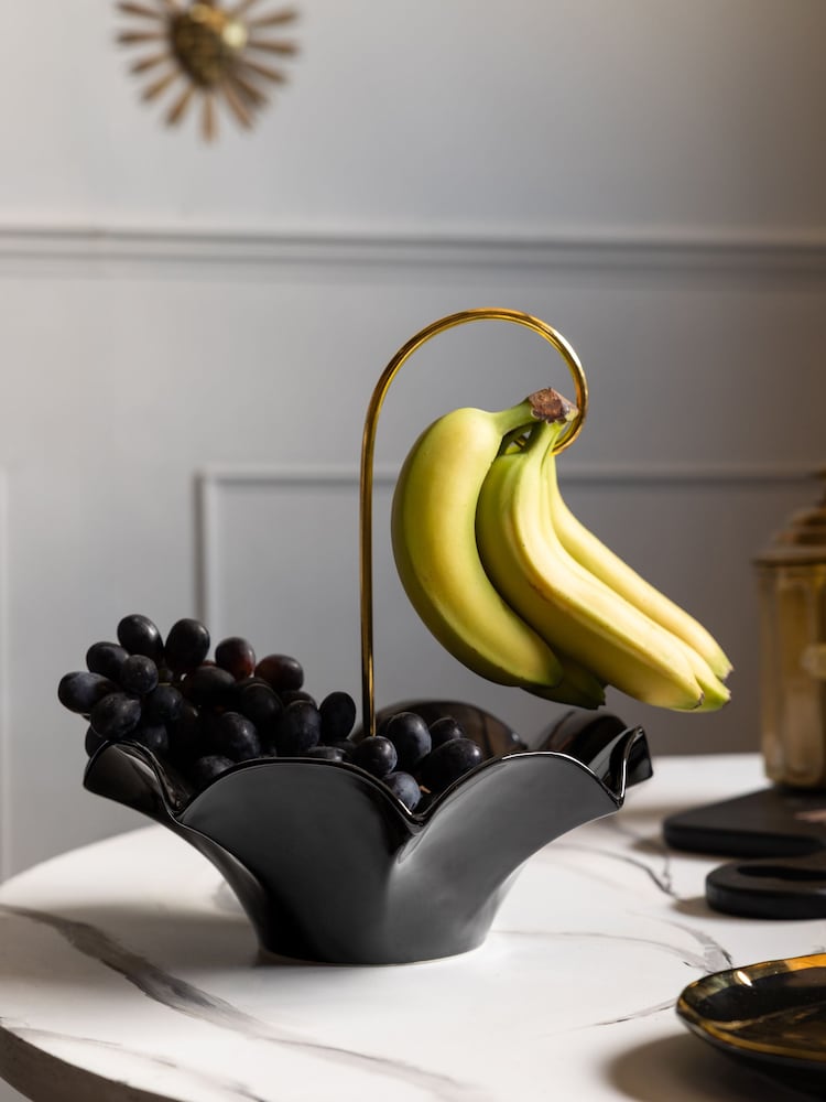 Rockett St George Black Umbrella Bowl - Image 1 of 6