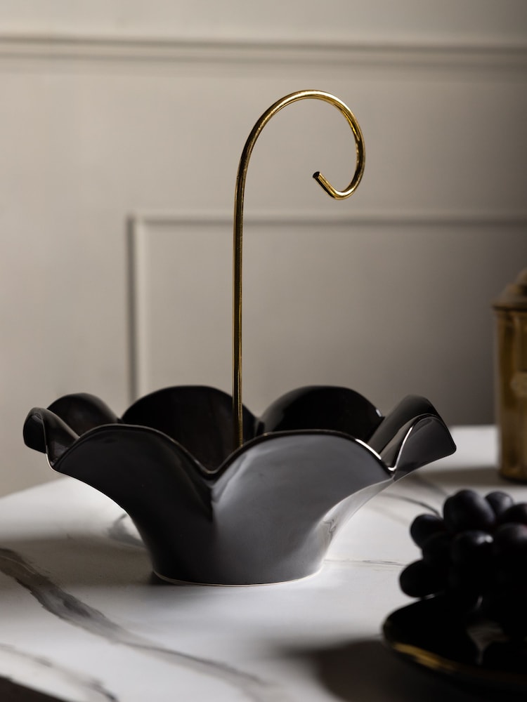Rockett St George Black Umbrella Bowl - Image 2 of 6
