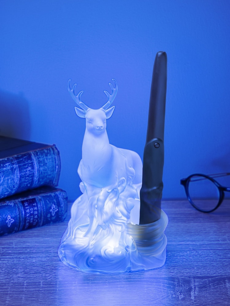 Harry Potter Blue Patronus Light with Wand Remote Control - Image 2 of 5 Harry Potter Blue Patronus Light with Wand Remote Control - Image 2 of 5